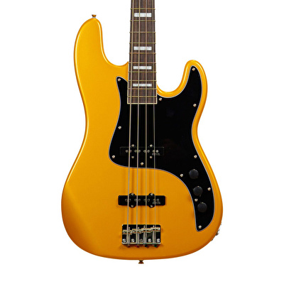 Markbass GV 4 Gloxy Serisi Gülağacı Klavye Metallic Yellow Bas Gitar